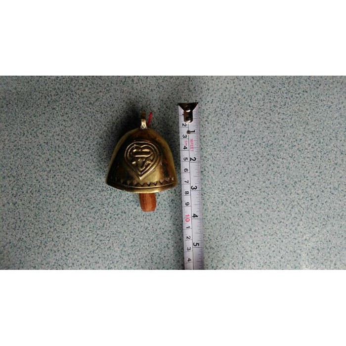 Unik lonceng atau kelontong sapi kuningan kecil Diskon