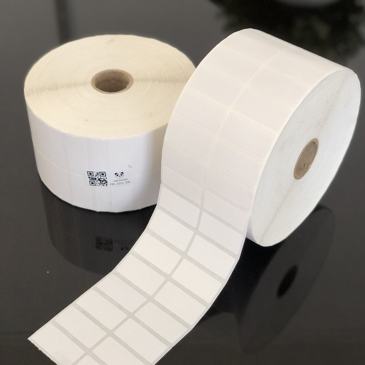 Label Sticker Barcode 33x15mm Semicoated(2 Lines isi 10.000Pcs)Core 1&quot;