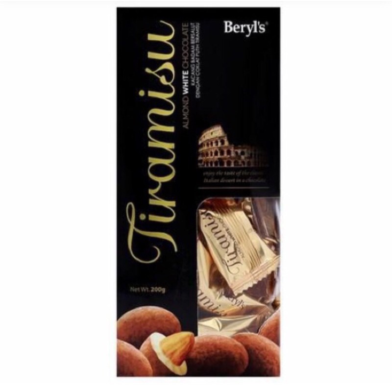 

beryls tiramisu almond white 200gr