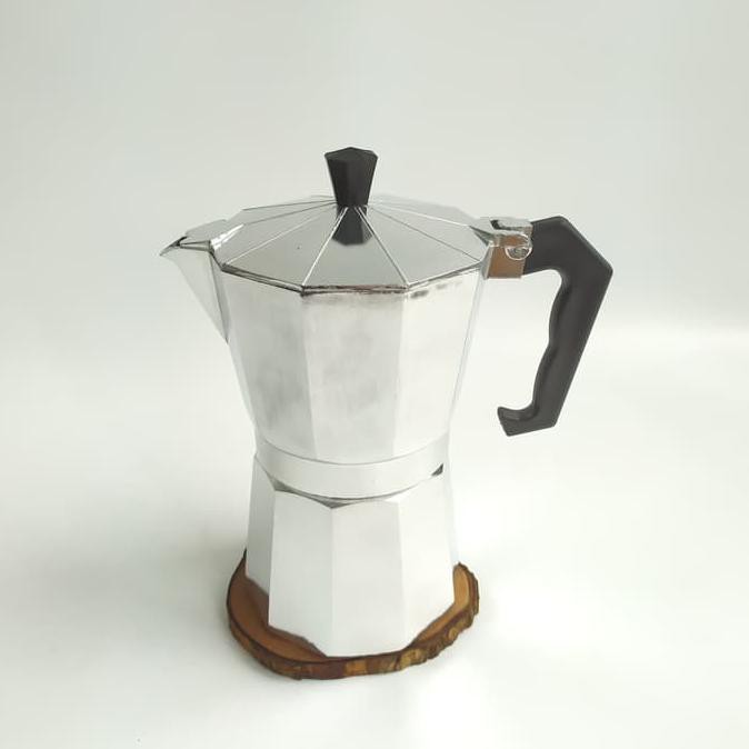 Moka Pot 9 Cup Aluminium Brandless