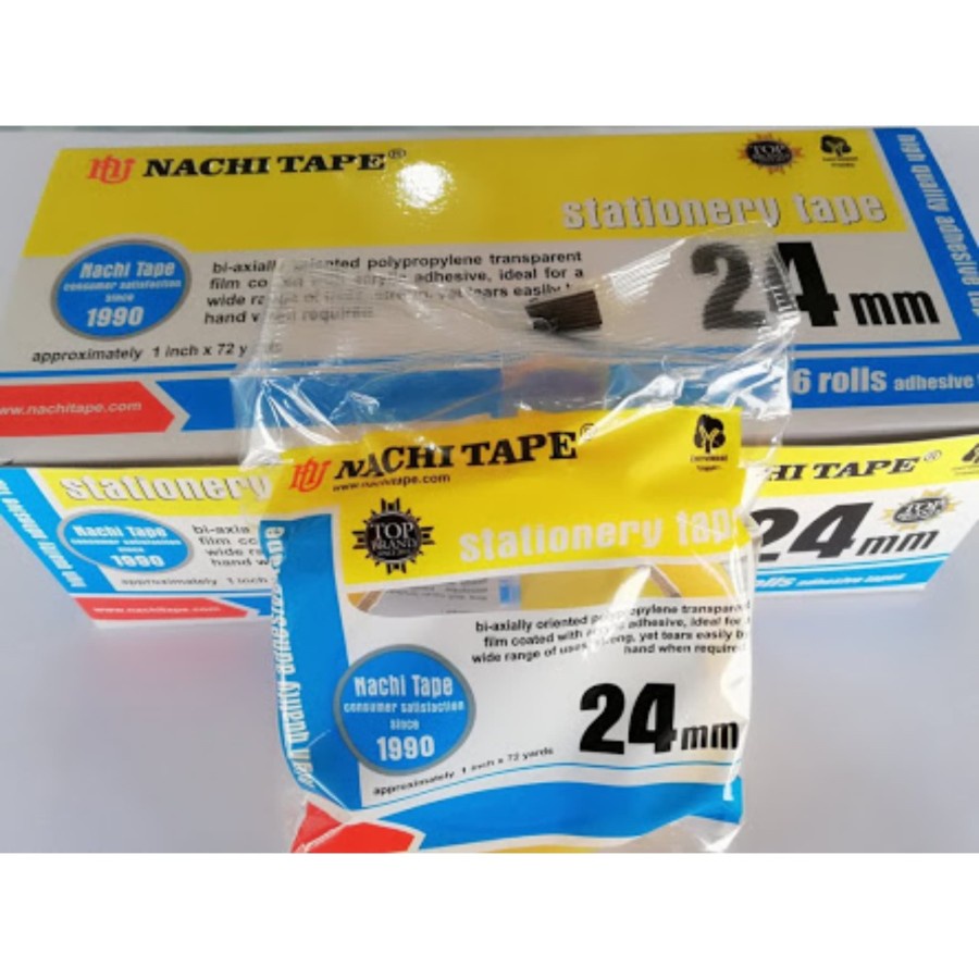 

(PERBOX) Solatip Nachi 12mm dan 24mm / Solasi / Lakban Kecil