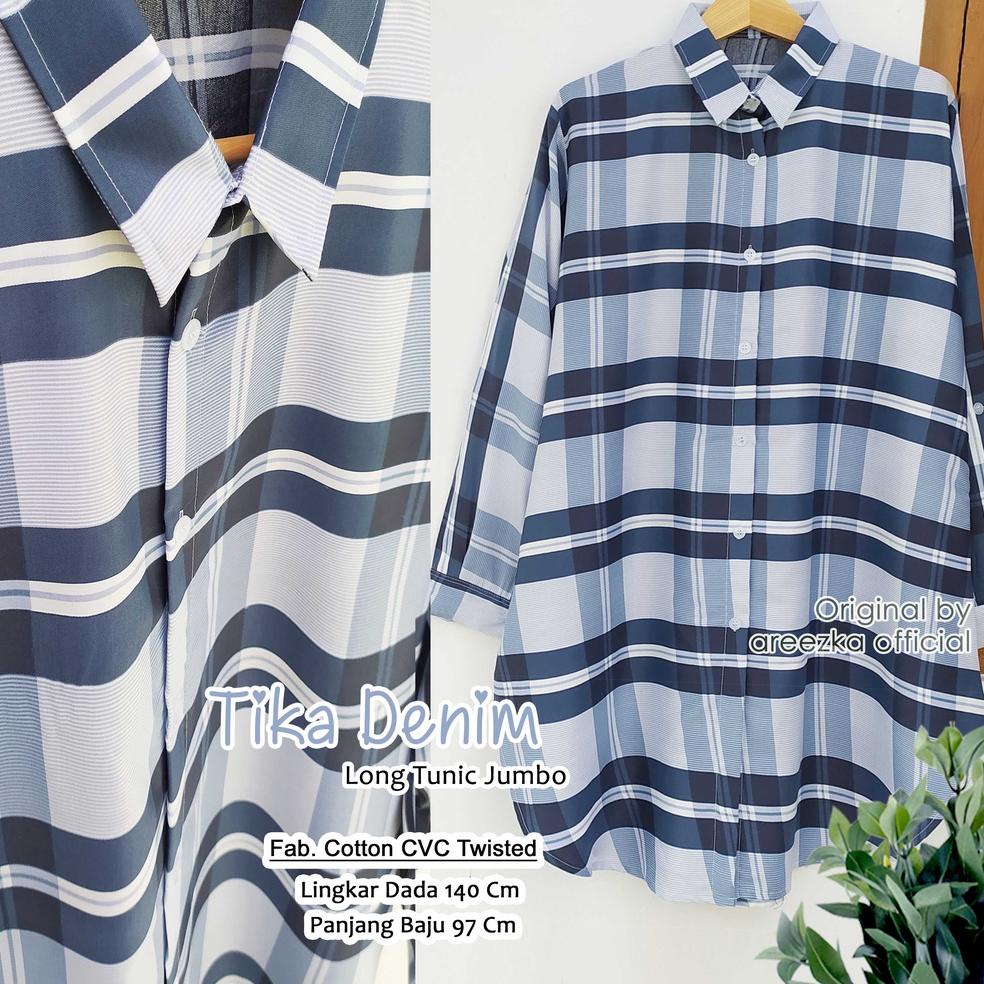 り Areta Tunik JUMBO Baju Tunik Jumbo Polos Bahan Rayon Premium Viscose Ukuran Besar Ld 140 ⇬