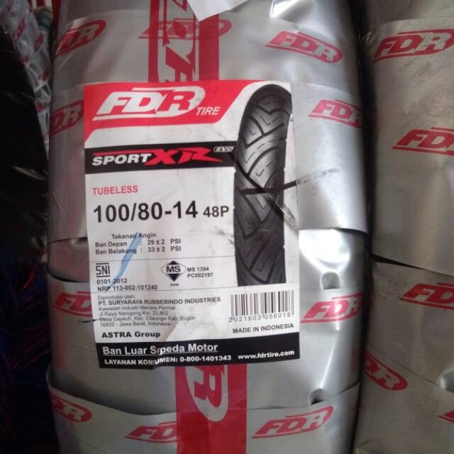 FDR Sport XR Evo 100-80-14 TL
