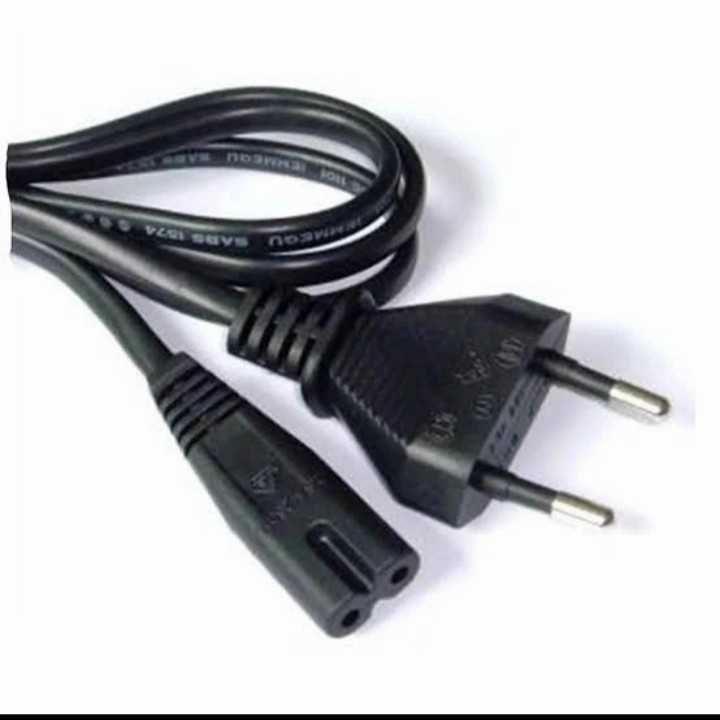 Kabel AC Power Angka 8 / Kabel Power Listrik 2 PIN AC Printer PS/HARGA OKE