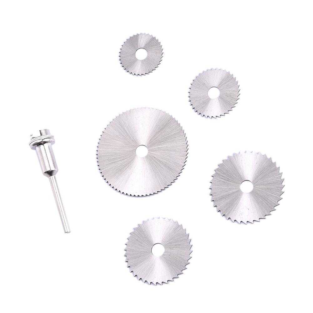 XCAN Mata Gerinda Mini HSS Saw Blade 6pcs Grinder Mesin Bor Potong Pemotong Kayu Cutting Disc / 1 SET Mata Bor Gergaji Mini Gerinda Kayu HSS Saw Blade 6pcs Ukuran 22/25/32/35/44mm