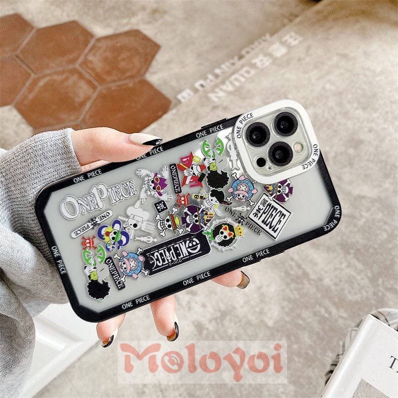 Soft Case Tpu Motif One Piece Untuk Iphone 6 6s 7 8 Plus X Xr Xs Max 11 12 13 Pro Max Se 2020