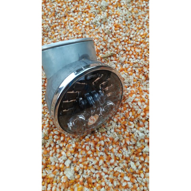 batok lampu YL set lampu daymaker 16 led kardus hitam polos