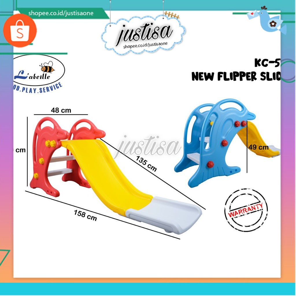 Promo !! Labeille KC-511 CHICK FUN SLIDE Perosotan Anak Murah - New Flipper slide anak murah - mainan anak