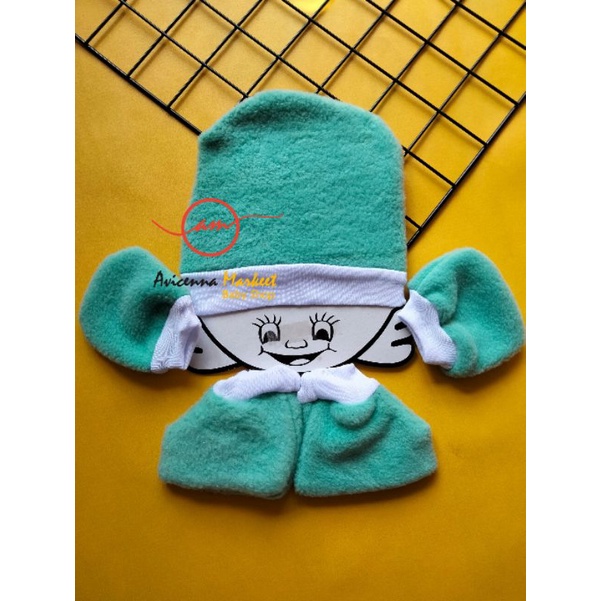 topi bayi set sarung tangan kaki bayi