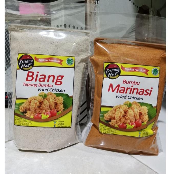 

HOT SALES 9128 paket biang tepung dan bumbu marinasi ayam goreng fried chicken 500g ㊋