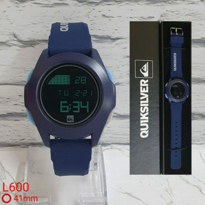 (Terima Cod)Jam Tangan Wanita/Pria Mini Quicksilver Digital Strap Rubber(Dikirim Jakarta)