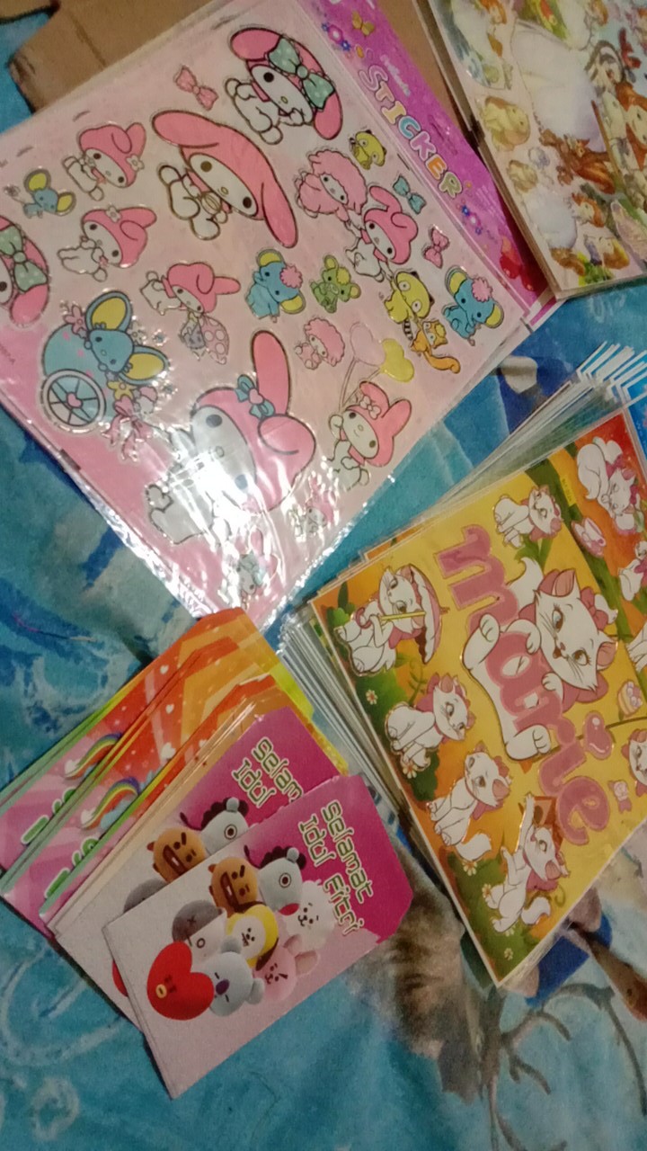 Amplop / Angpao Lebaran Hari Raya Idul Fitri Motif Anak Anak