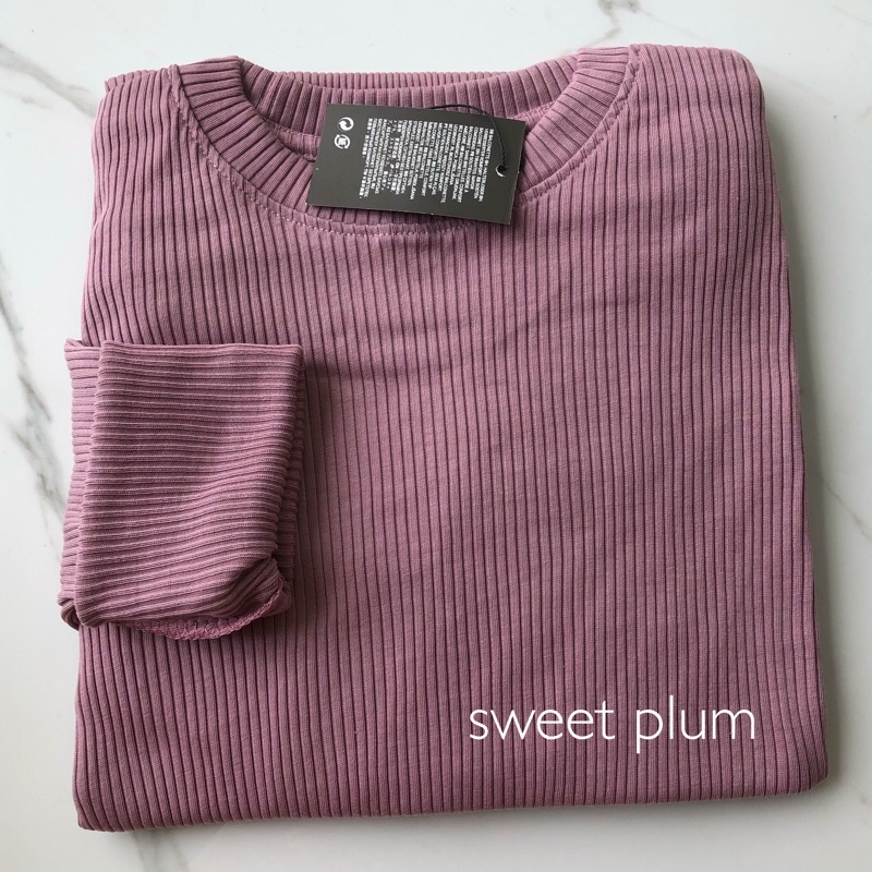 knit lengan panjang KALLYOUTFIT-SWEET PLUM