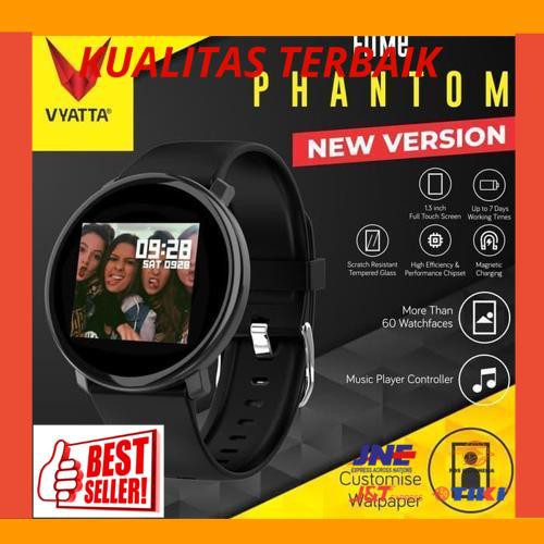 New VYATTA Fitme Phantom Smartwatch - Watch Faces, Sports, Full Touch