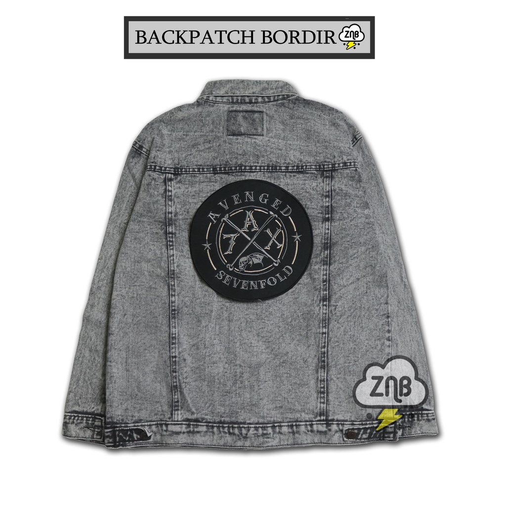 Backpatch bordir patch emblem tempelan patch musik avenged sevenfold