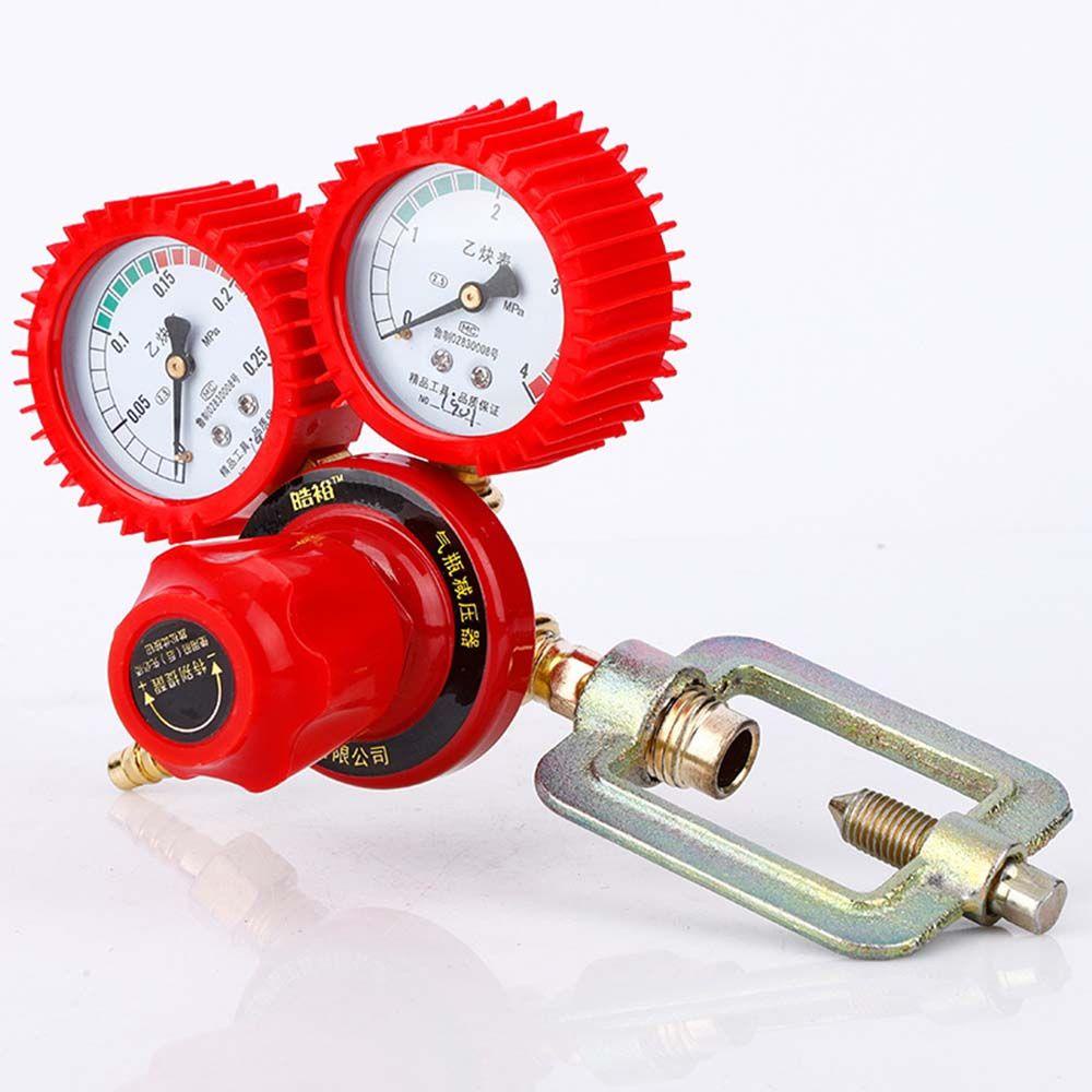 POPULAR Populer Acetylene Pressure Reducer DIY Pressure Dekompresi Meja Katup Penurun Barometer Meja Acetylene