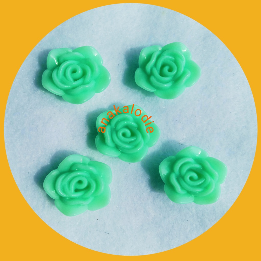 SOUVENIR PIN BROS / PIN BROSS MAWAR 2 CM / PIN BROS HIJAB MINI KEMASAN PLASTIK-Pin tosca