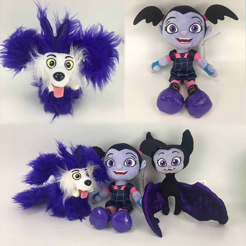 Vampire Disney Gadis Vampirina Wolfie Anjing Anak Lucu Lembut Boneka Mewah Hadiah Mainan Baru