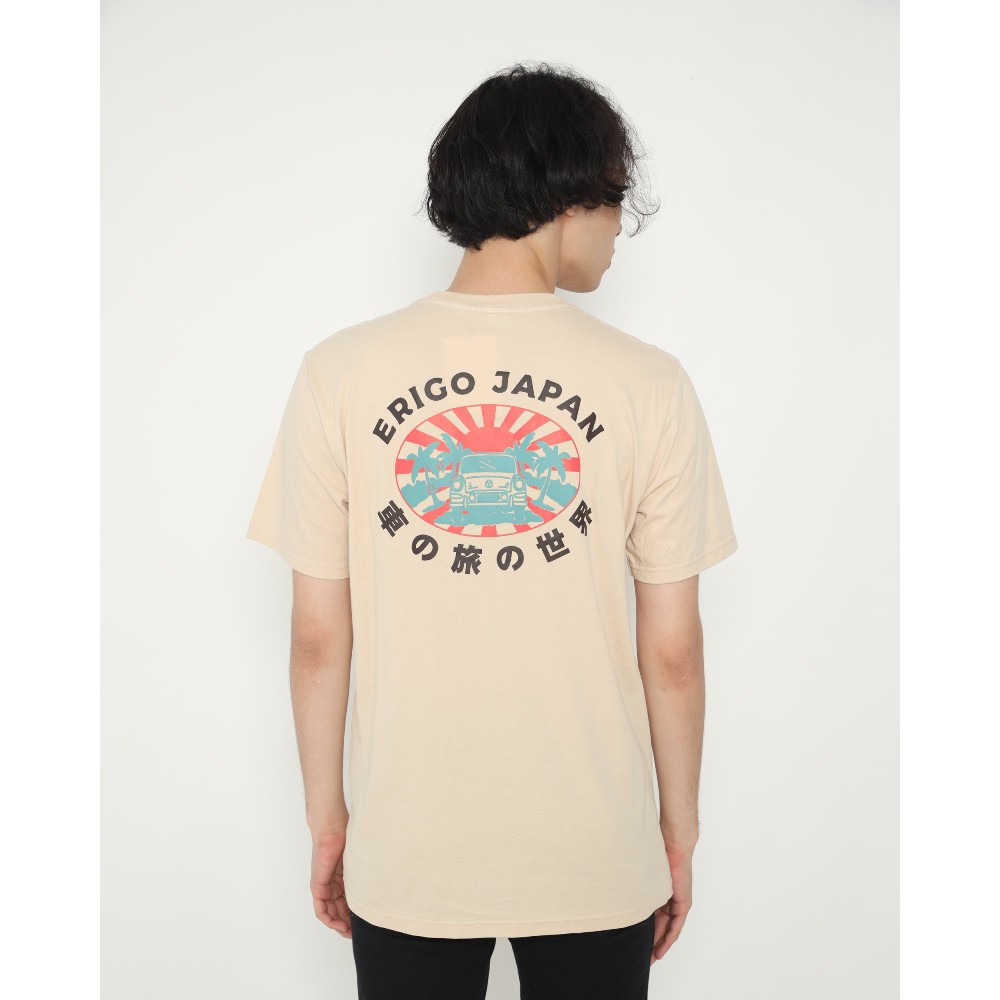 Erigo T-Shirt Wagon Japan Cream | Shopee Indonesia