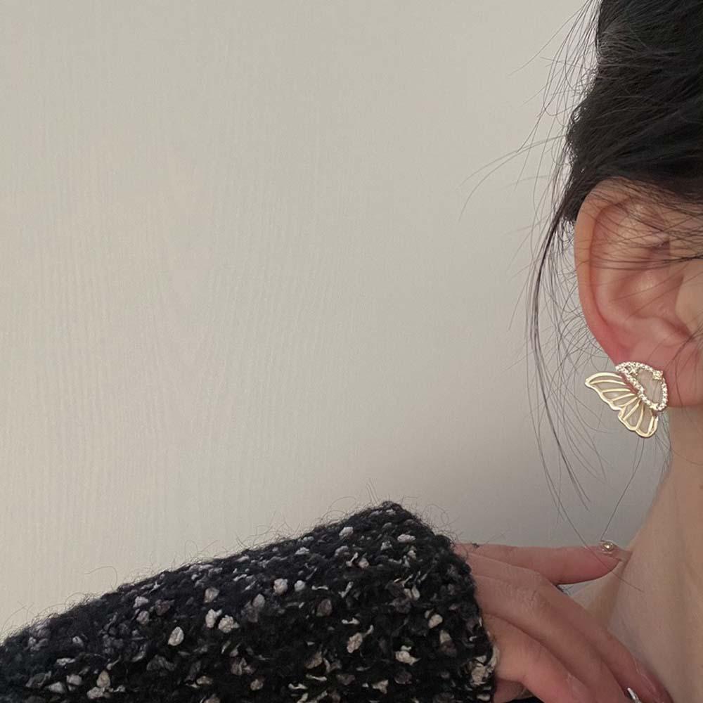 Needway Anting Kupu-Kupu Elegan Gadis Korea Perhiasan Fashion Sederhana