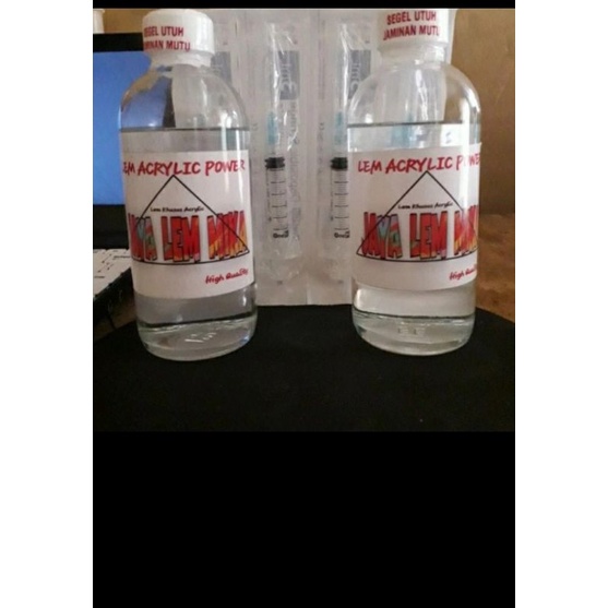 

lem akrilik 250 ml + suntikan