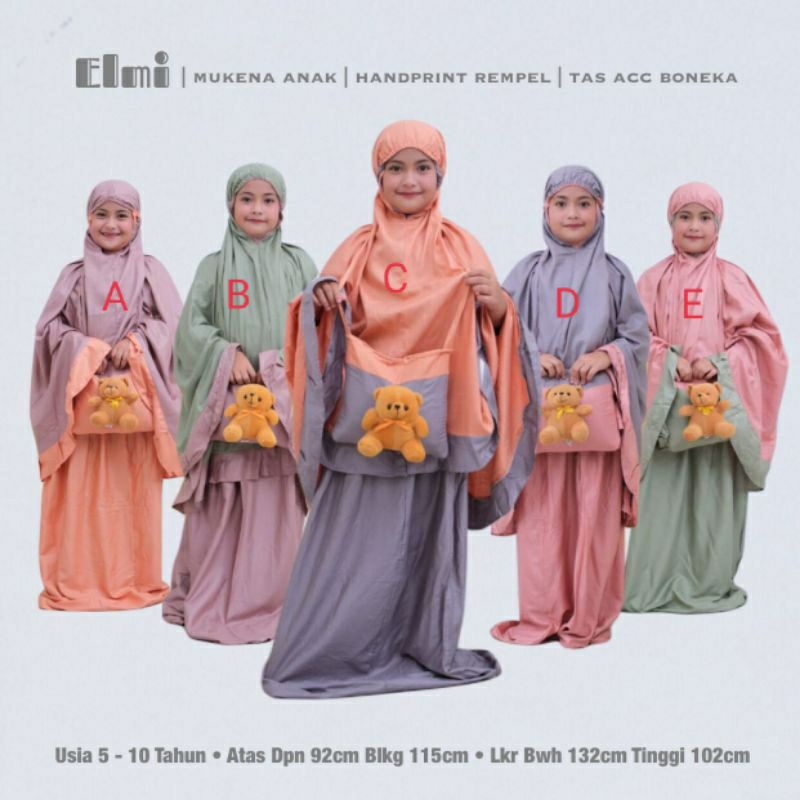 MUKENA ANAK TAS BONEKA