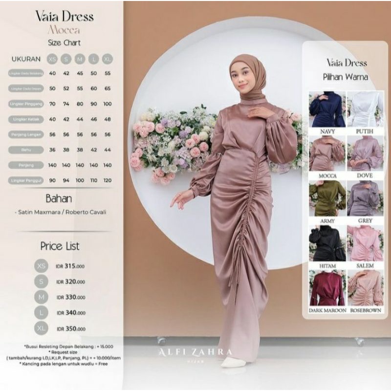 Vaia Dress by alfizahrahijab
