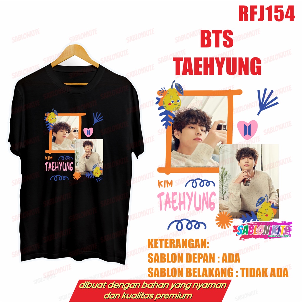 MURAH!!! KAOS KPOP FOTO RFJ154 TAEHYUNG JUNGKOOK JIMIN JHOPE JIN NAMJOON SUGA