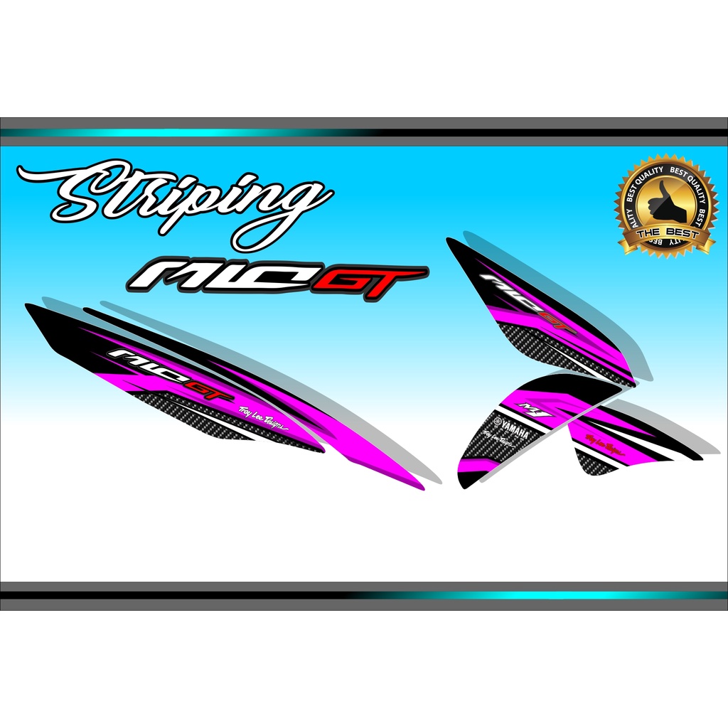 STRIPING MIO GT STICKER STRIPING VARIASI MIO GT