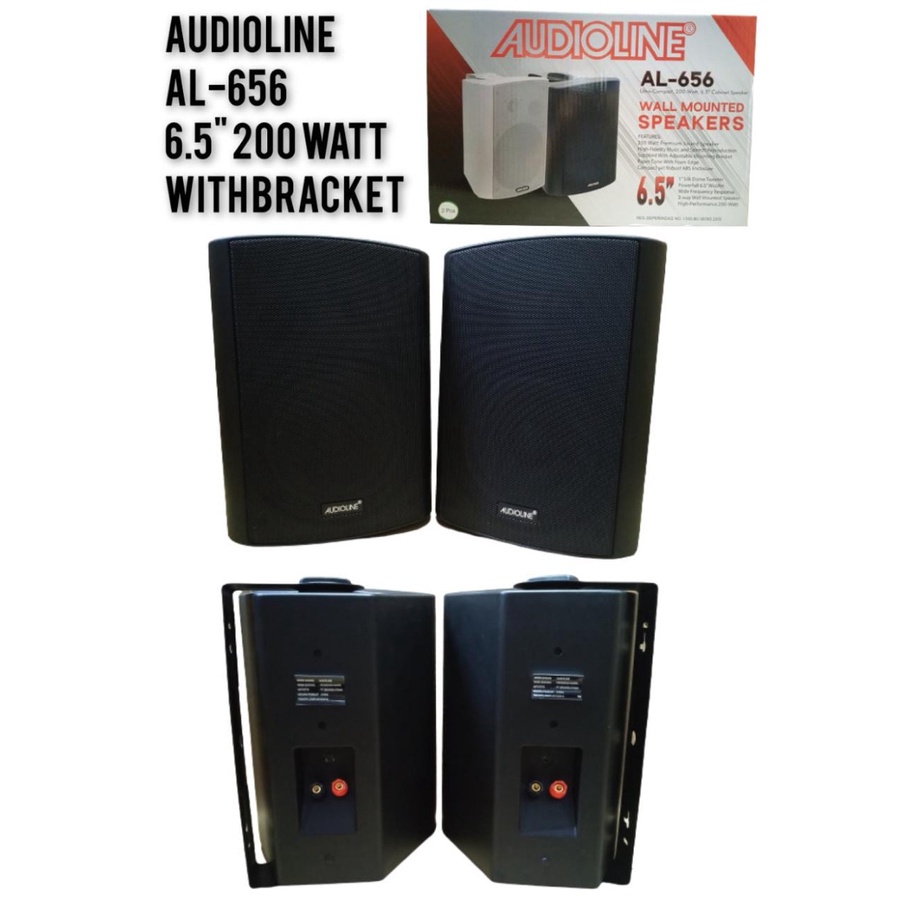 SPEAKER BOX PASIF 6 INCH AUDIOLINE AL 656 TERMASUK BRACKET GANTUNG