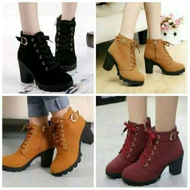 SEPATU BOOTS ZIPER WANITA TERBARU