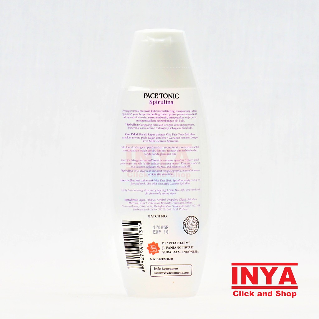 VIVA FACE TONIC SPIRULINA 100ml - Toner Wajah