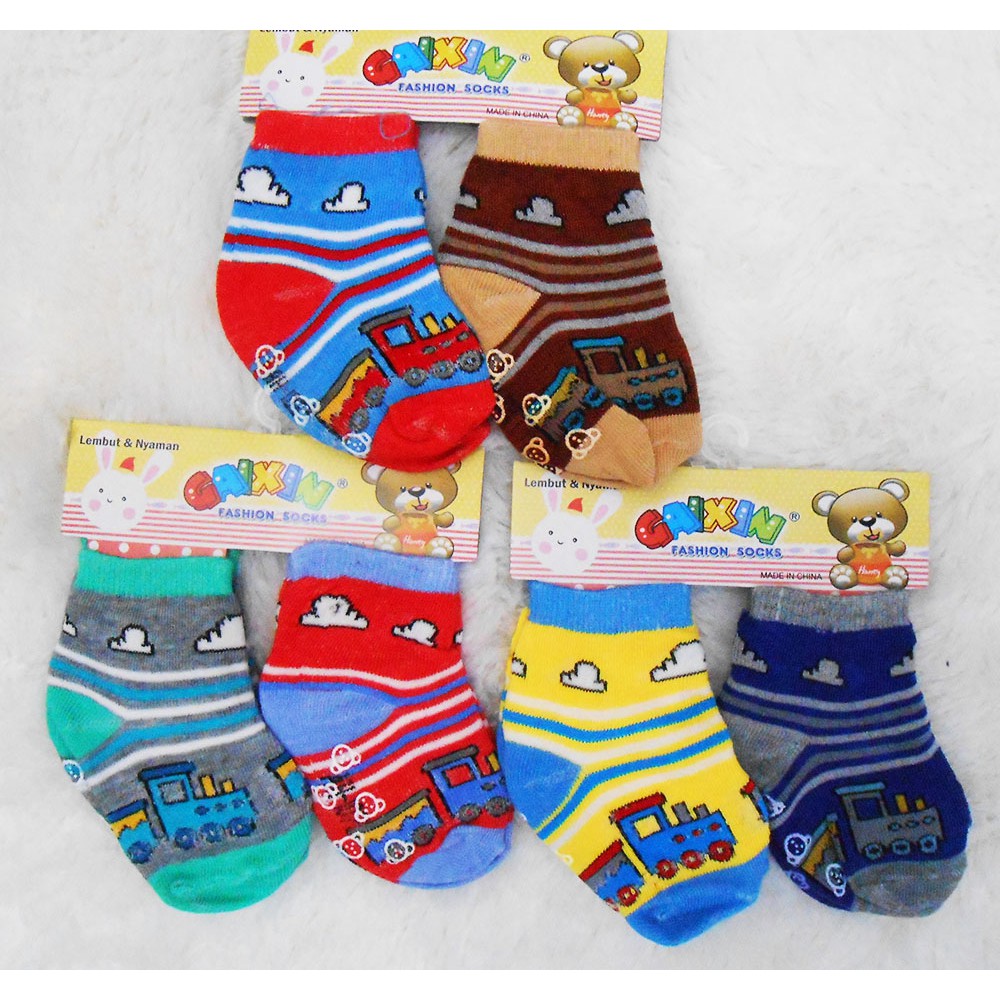 Kaos Kaki Baby Balita MK Usia 0-2th Anti Slip HARGA Per-Lusin