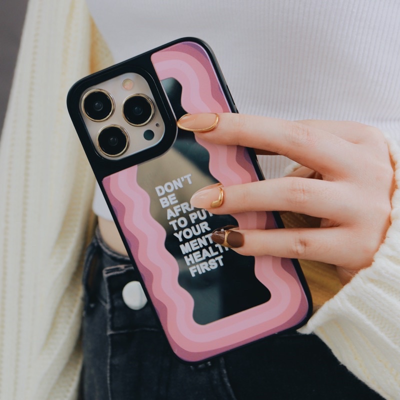 mirror case mental health casetify iphone 7 8 plus xs max 11 12 13 pro max