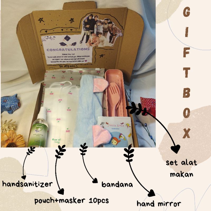 

hampers giftbox hadiah ulang tahun / graduation / birthday