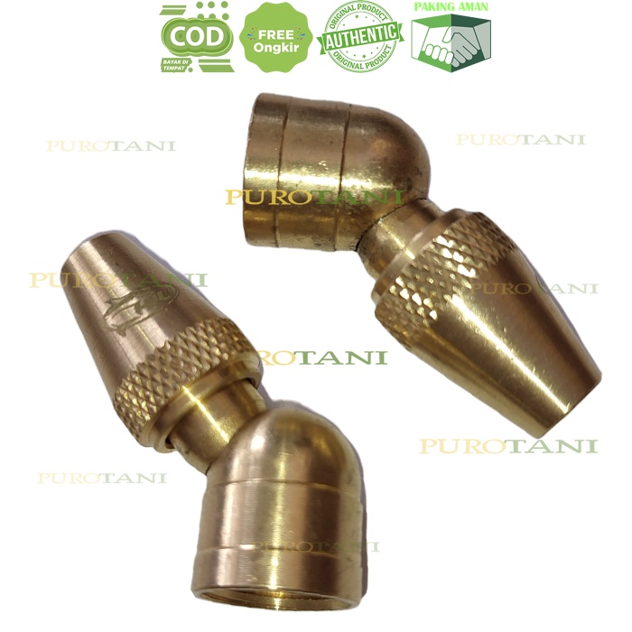 Nosel Spuyer Nozzle 1 Lubang Bengkok Sprayer New Model
