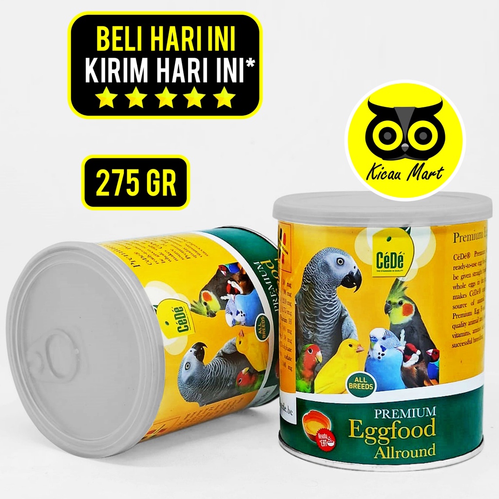 PAKAN PREMIUM EGG FOOD ALLROUND CEDE VERSELE LAGA MAKANAN TERNAK BURUNG KENARI LOVEBIRD PREMIEGGVL