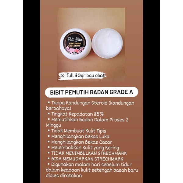 BIBIT PEMUTIH BADAN GRADE A ORIGINAL