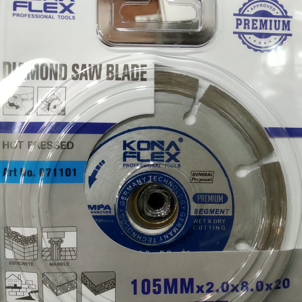 Mata Gerinda KORAFLEX 4” Kering u/ Mata Potong Keramik Granit Marmer
