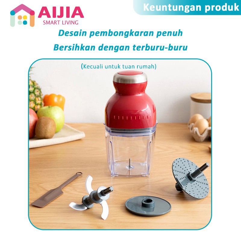 AIJIA 2022 Premium Blender Kapsul Portabel Serbaguna Penggiling Daging Elektrik Premium Capsule Cutt