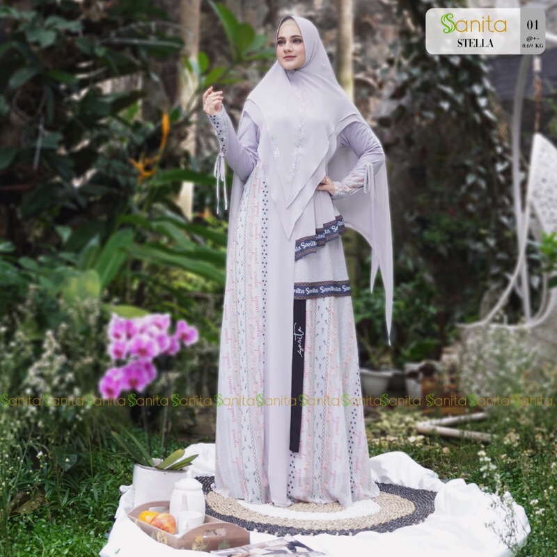 Stella Syari Original By Sanita (READY SIAP KIRIM)