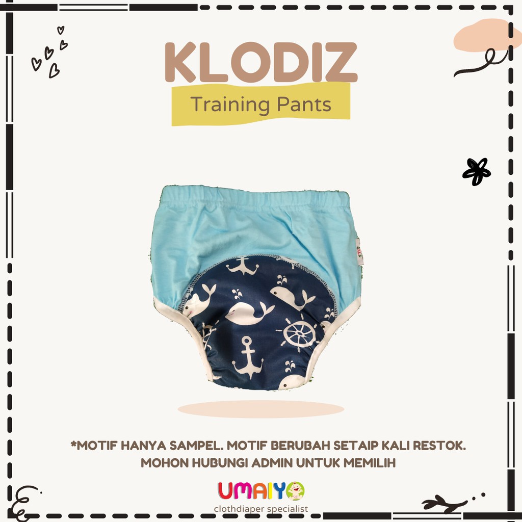 GROSIR Training  pants KLODIZ L 8 10 kg celana  toilet 