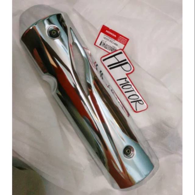 Cover Muffler Pelindung Knalpot Tiger Revo Original Ahm 18355kcj650 Shopee Indonesia