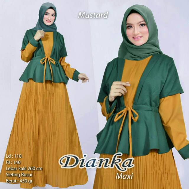 Dianka Maxi Dress Fashion Muslim