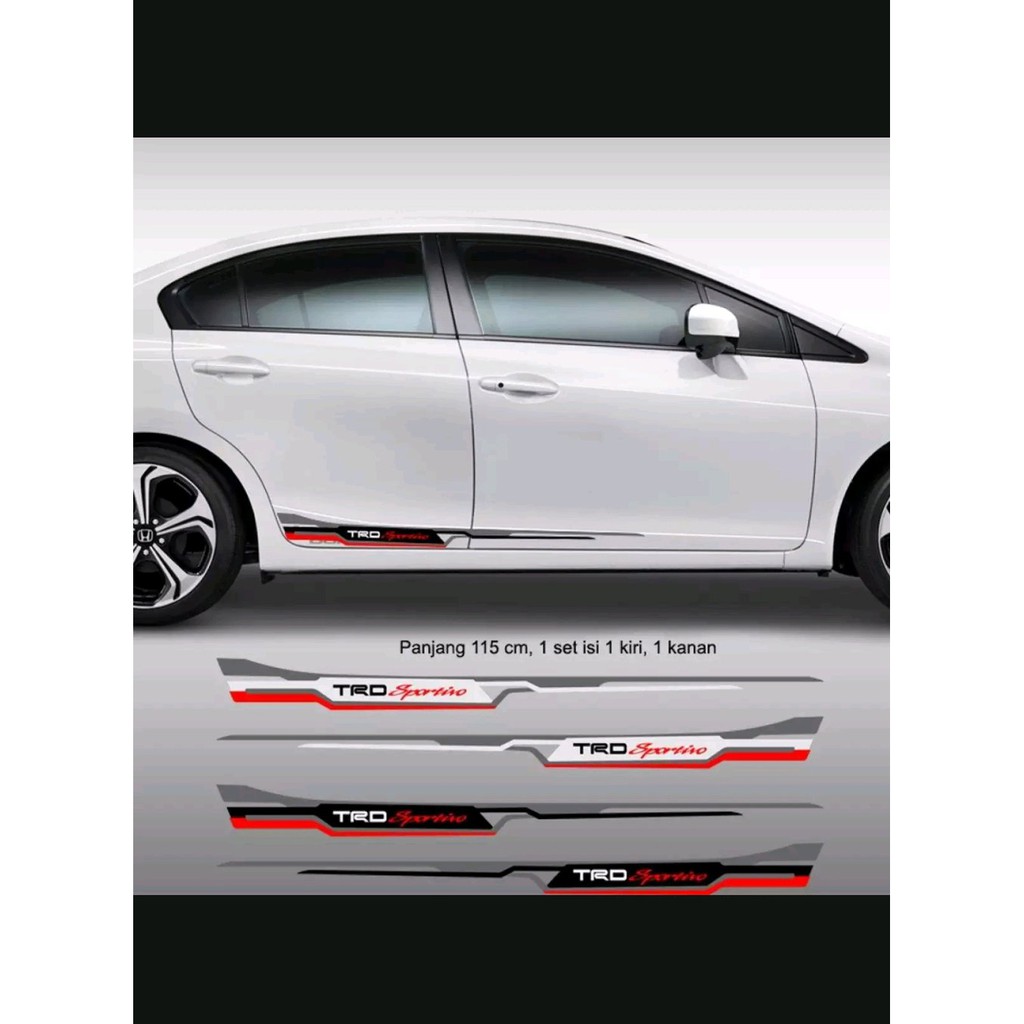 promo stiker mobil list stiker mobil TRD SPORSTIVO all mobil xenia