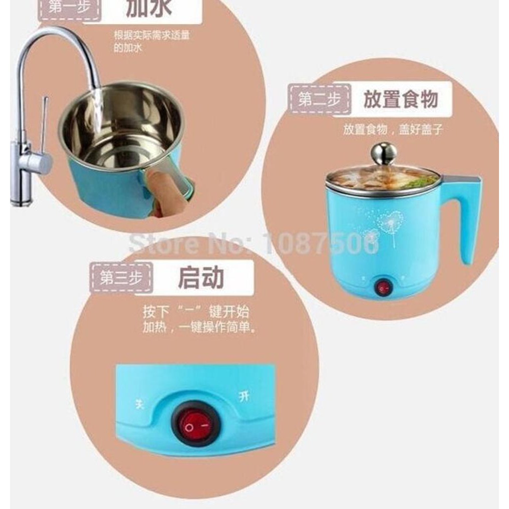 Diskon Besar Terlaris Panci Anak Kos Serbaguna - Panci Listrik Serbaguna Mini Cooker Elektrik