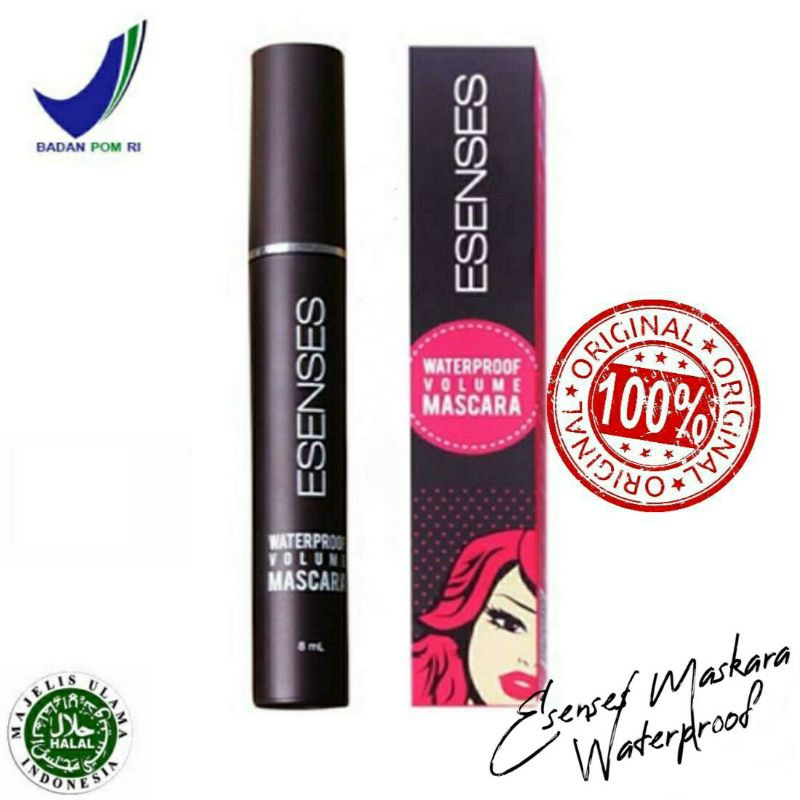 EVANY ESENSES MASKARA WATERPROOF Volume BPOM  8ml