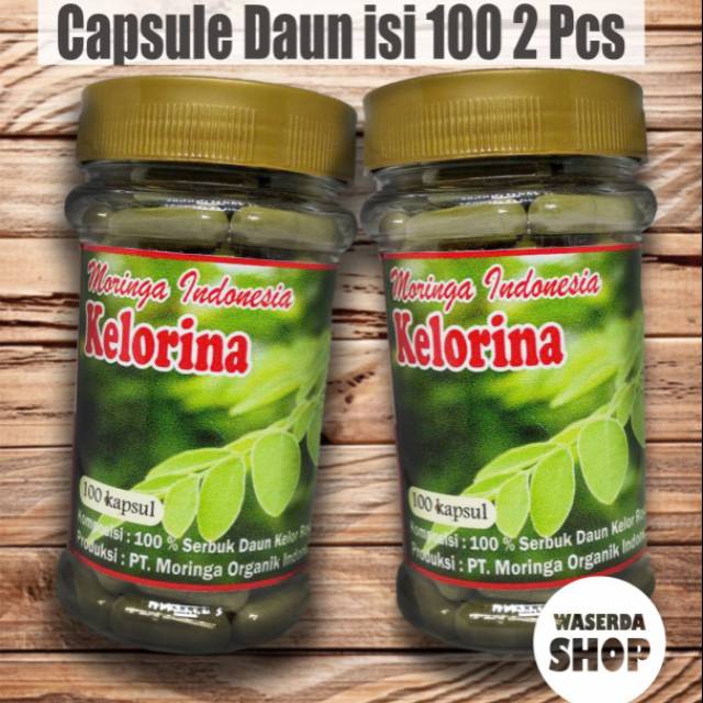 Kelorina capsule daun isi 100 2pcs