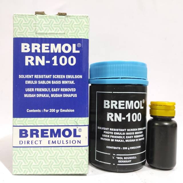 

Obat Afdruk Sablon - Bremol RN-100 Solvent Base 200gr