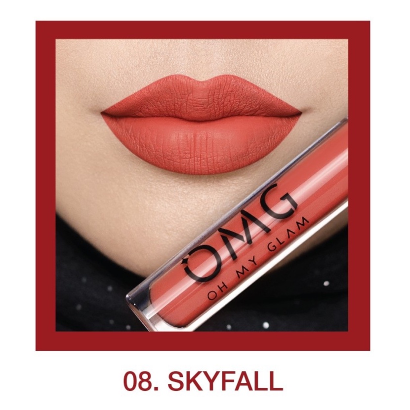OMG OH MY GLAM Matte Kiss Lip Cream-OMG 08 Skyfall